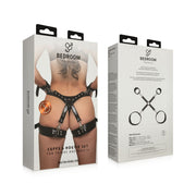 Bedroom Fantasies - Handschellen- und Hogtie-Set - Schwarz