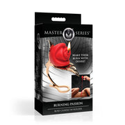 XR Brands - Rosenkerze mit Halter - Rot