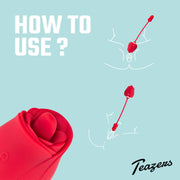 Teazers Rose Vibrator und Klitoris-Stimulator