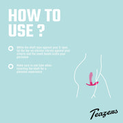 Teazers Tragbarer Vibrator mit Fernbedienung