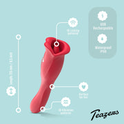 Teazers Vibrator mit leckendem Klitorisstimulator