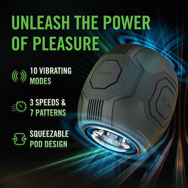 Blush Novelties - Dome X Vibrationsmasturbator - Schwarz