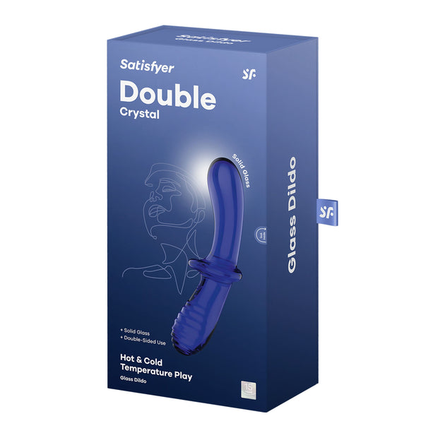 Satisfyer Double Crystal – Hellblau
