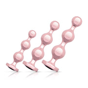 Rosy Gold - Metall-Buttplug-Set 3 Teile - Roségold