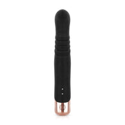 Rosy Gold - Rabbit Vibrator mit Stoßfunktion - Schwarz