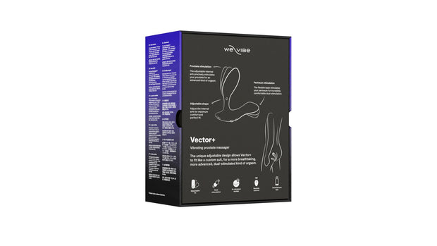 Vector+ Prostata-Vibrator mit App und Fernbedienung - Schwarz