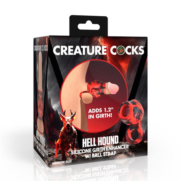 XR Brands - Hell Hound Hodenstrecker - Rot