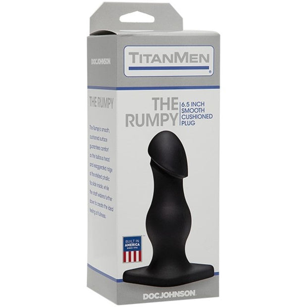 Doc Johnson - TitanMen The Rumpy Anal Plug - Schwarz