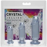 Doc Johnson - Crystal Jellies Anal Starter Kit - Transparent