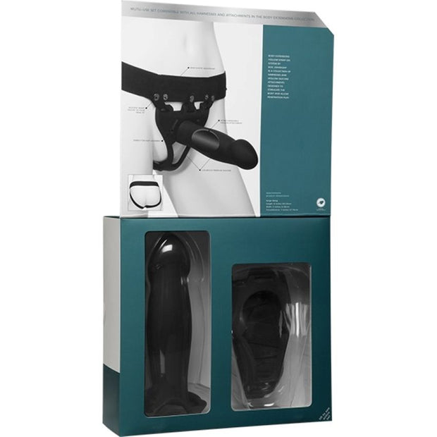 Doc Johnson - Body Extensions BE Bold 2-Piece Set Silicone Harness with 20