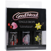 Doc Johnson - GoodHead Tingle Drops 3 Geschmacksrichtungen - 29 ml