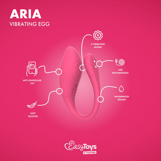 EasyConnect - Vibrierendes Ei Aria, app-gesteuert