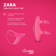 EasyConnect - Panty-Vibrator Zara, app-gesteuert