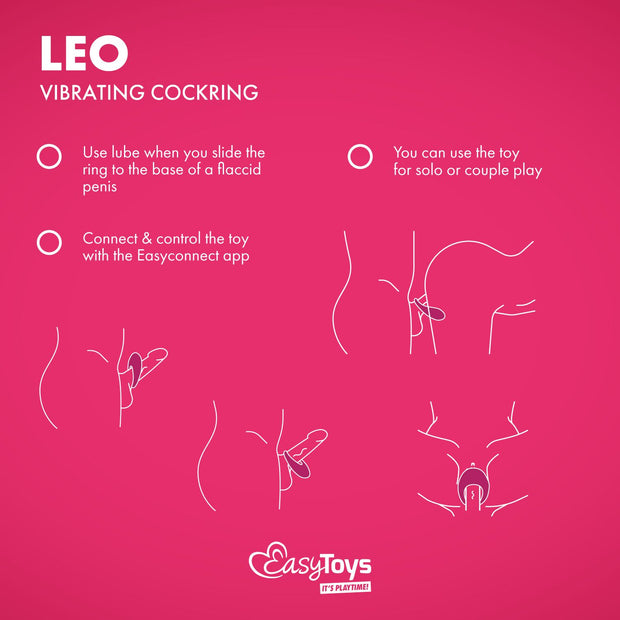 EasyConnect - Vibrations-Penisring Leo, app-gesteuert