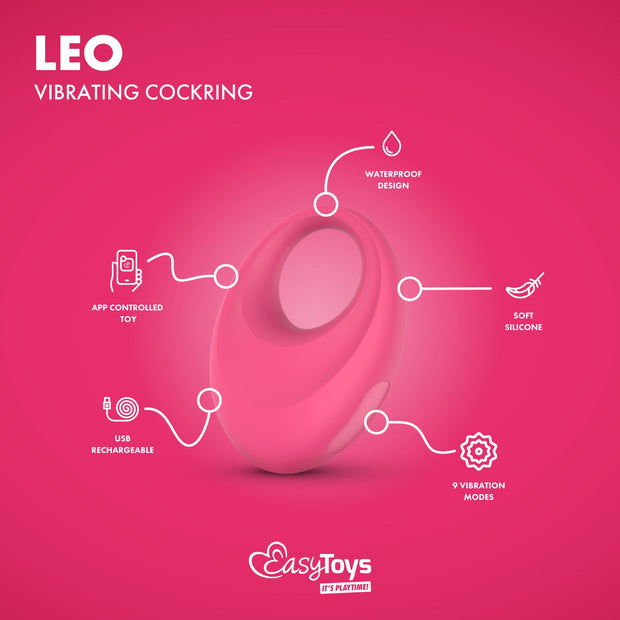EasyConnect - Vibrations-Penisring Leo, app-gesteuert