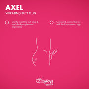 EasyConnect - Vibrierender Analplug Axel, app-gesteuert