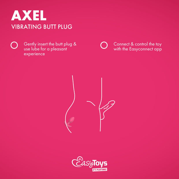 EasyConnect - Vibrierender Analplug Axel, app-gesteuert