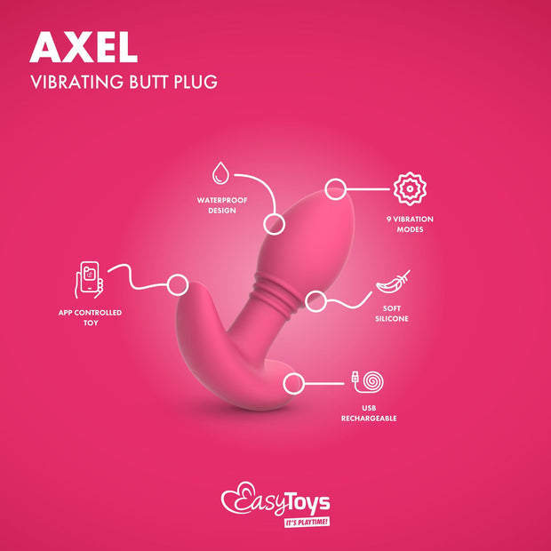 EasyConnect - Vibrierender Analplug Axel, app-gesteuert