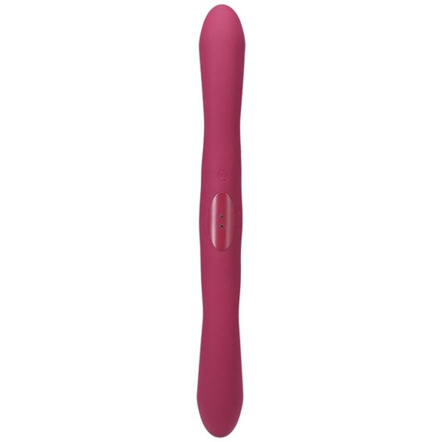 Doc Johnson - Doppelte Vibrator mit Fernbedienung - Rot