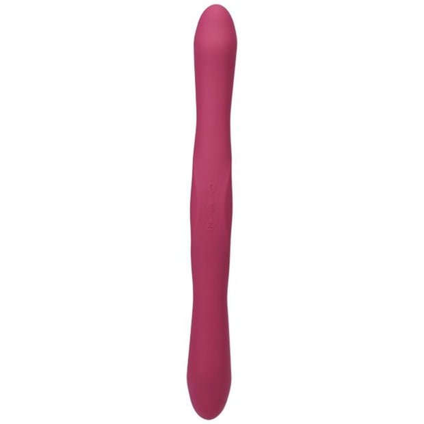 Doc Johnson - Doppelte Vibrator mit Fernbedienung - Rot