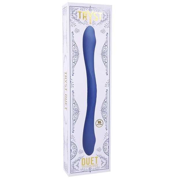 Doc Johnson - Doppelte Vibrator mit Fernbedienung - Blau