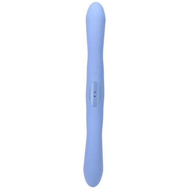 Doc Johnson - Doppelte Vibrator mit Fernbedienung - Blau