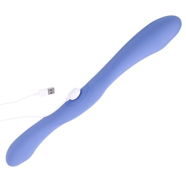 Doc Johnson - Doppelte Vibrator mit Fernbedienung - Blau
