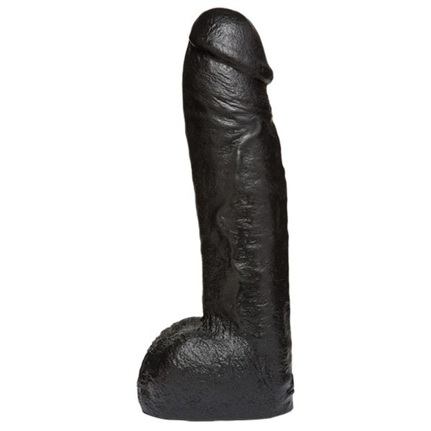 Doc Johnson - VacULock CodeBlack Realistischer Dildo - Schwarz