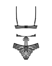 Obsessive - Blomentis Zweiteiliges Set - Schwarz