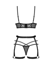 Obsessive - Blomentis Dreiteiliges Set - Schwarz