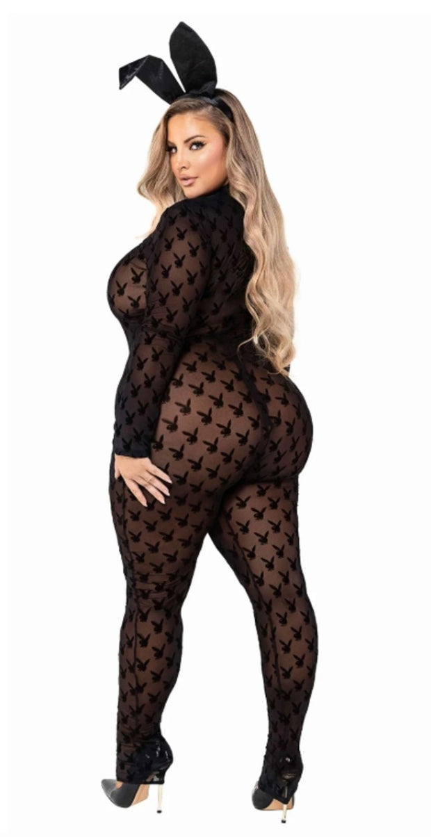 Playboy Lingerie - Playboy Bunny 2-Teiliges Set - Schwarz