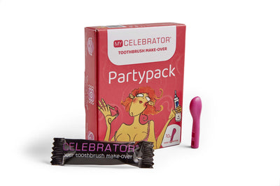 My Celebrator - Zahnbürsten-Makeover Zehnteiliges Party-Pack - Rosa