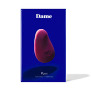 Dame - Pom Flexible Vibrator - Dunkelrot