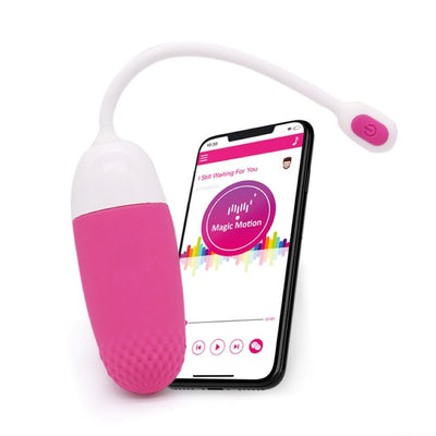 Magic Motion - Vini per App gesteuertes Vibro-Ei - Rosa/Weiß