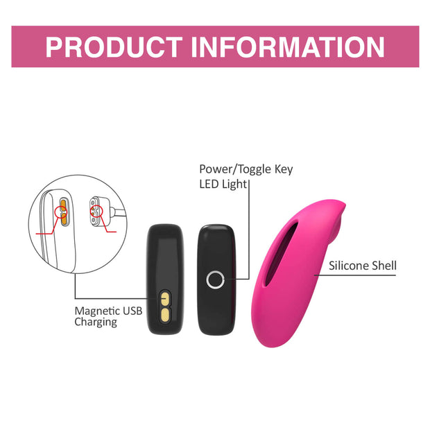Magic Motion - Candy App-gesteuerter Panty Vibrator - Pink