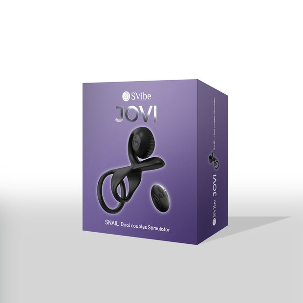 SVibe - Snail JOVI Paar-Ring - Schwarz