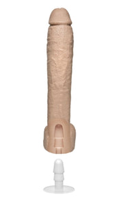 Doc Johnson - Dildo mit Abnehmbarer Vac-U-Lock Saugnapf - Beige