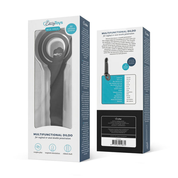Men Only – Vibrierender Dildo mit Penisring