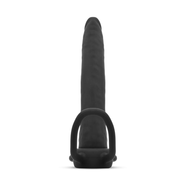 Men Only - Dildo mit Penisring - Schwarz