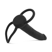 Men Only - Dildo mit Penisring - Schwarz