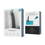 Men Only - Dildo mit Penisring - Schwarz