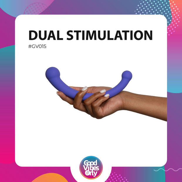 Good Vibes Only - Doppelter Vibrator Jane - Lila