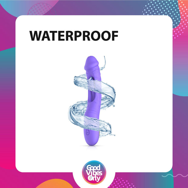 Good Vibes Only - Flax Vibrierender Dildo mit G-Punkt-Stimulator