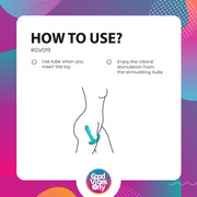 Good Vibes Only - Gina Flatternder G-Punkt-Vibrator