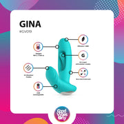 Good Vibes Only - Gina Flatternder G-Punkt-Vibrator