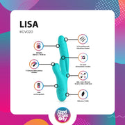 Good Vibes Only - Lisa Stoßender Rabbit-Vibrator mit G-Punkt-Stimulator