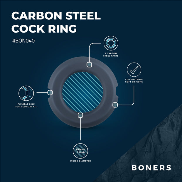 Boners Penisring mit Stahlkern