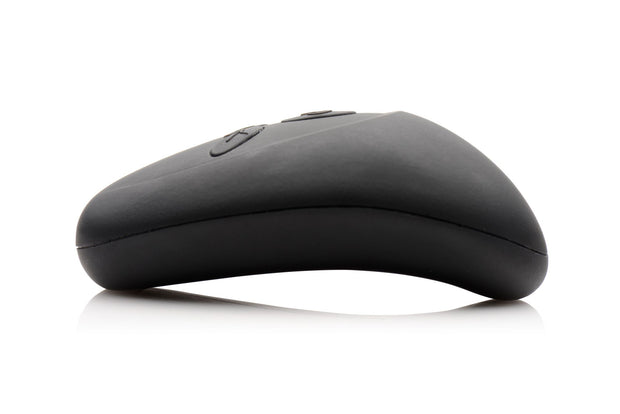 XR Brands - Doppeldildo mit Vibration und Gurt - Lila
