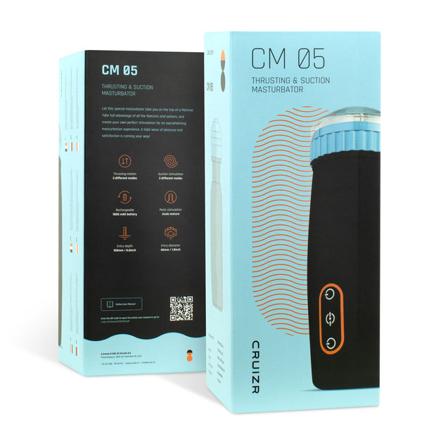 CRUIZR - CRZ005 Stoßender und saugender Masturbator