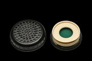 XR Brands - Inhalator-Gasmasken mit Flasche - Schwarz & Weiß